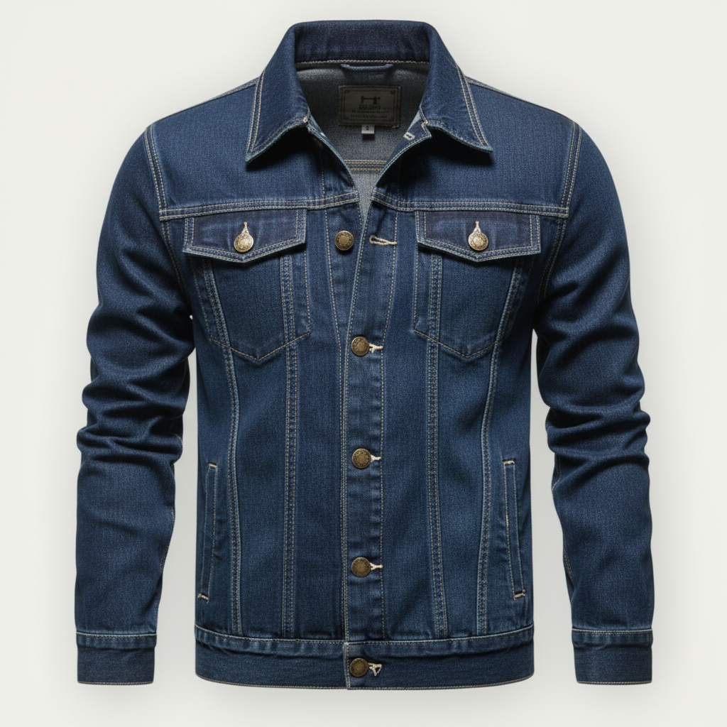 Jaqueta Jeans Masculina | Corte Trucker Casual