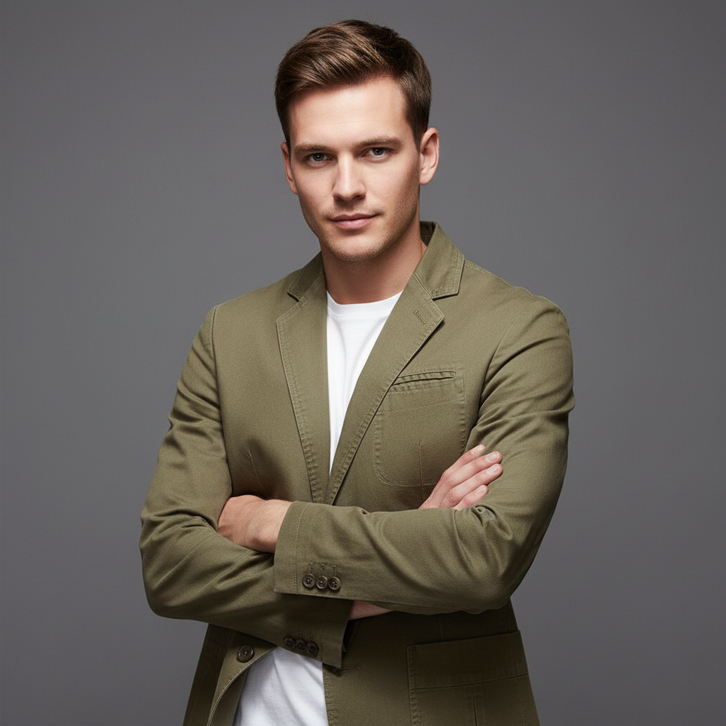 Blazer Para Homens Casual Leve | Estilo Refinado Diário