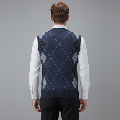 Colete Homem Diamante | Colete Para Homem Casual e Sofisticado