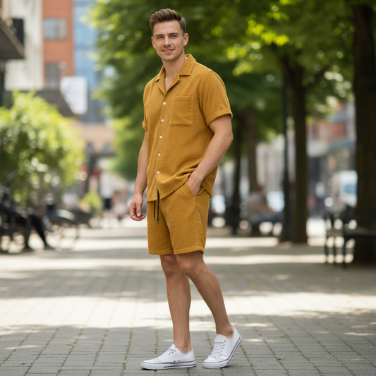 Harold Combinatieset | Conjunto Masculino Dois Peças Estiloso