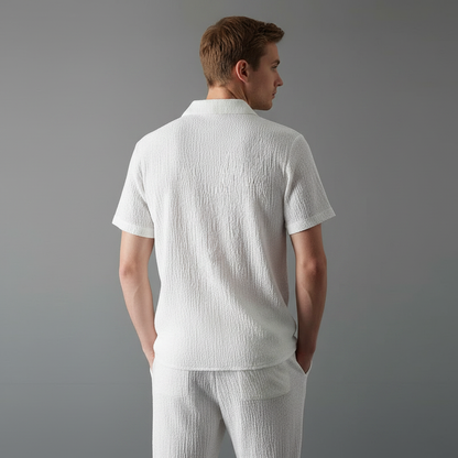 Lyno Conjunto Casual | Elegante para Homens em Preto e Branco