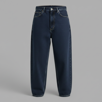 Calça Wide Leg Masculina Samuel | Calça Jeans Casual