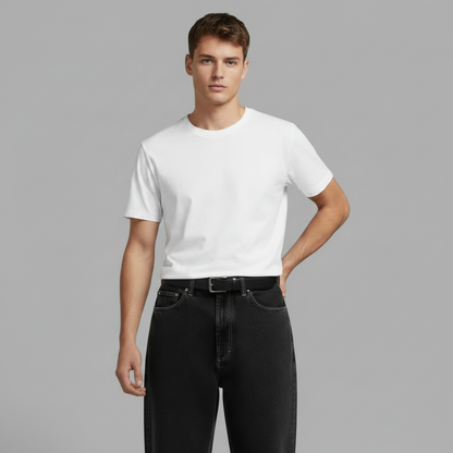 Calça Wide Leg Masculina Samuel | Calça Jeans Casual