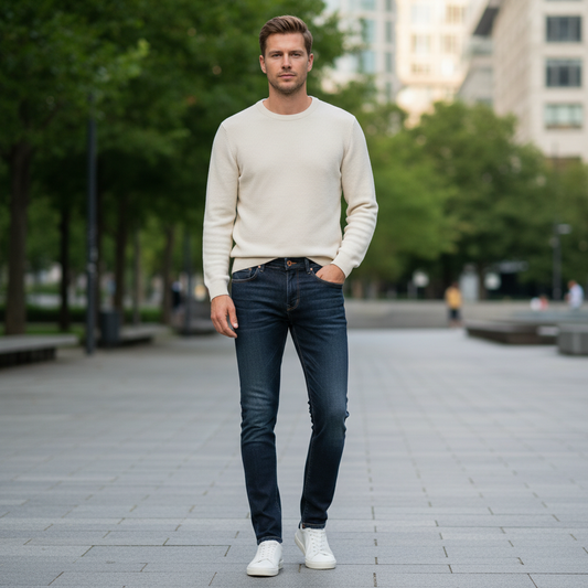 Jeans Masculino Confortável | Calça Jeans Casual Masculina