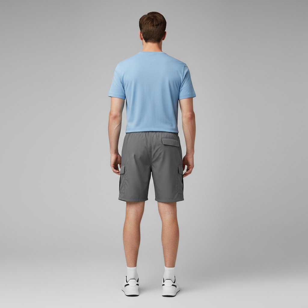 Short Cargo Masculino com Cintura Ajustável | Casual Verão