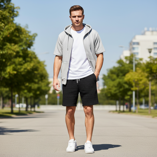 Short Básico Masculino Finn | Calção Para Homem com Cós Elástico