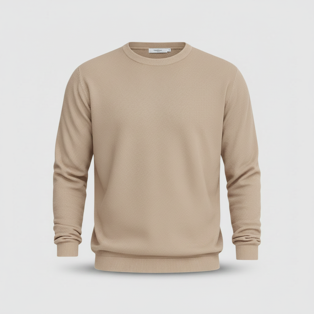 Suéter Masculino Gola Redonda | Conforto Diário Casual