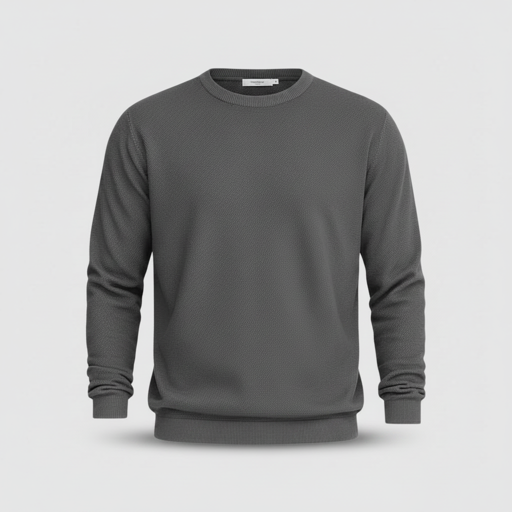 Suéter Masculino Gola Redonda | Conforto Diário Casual