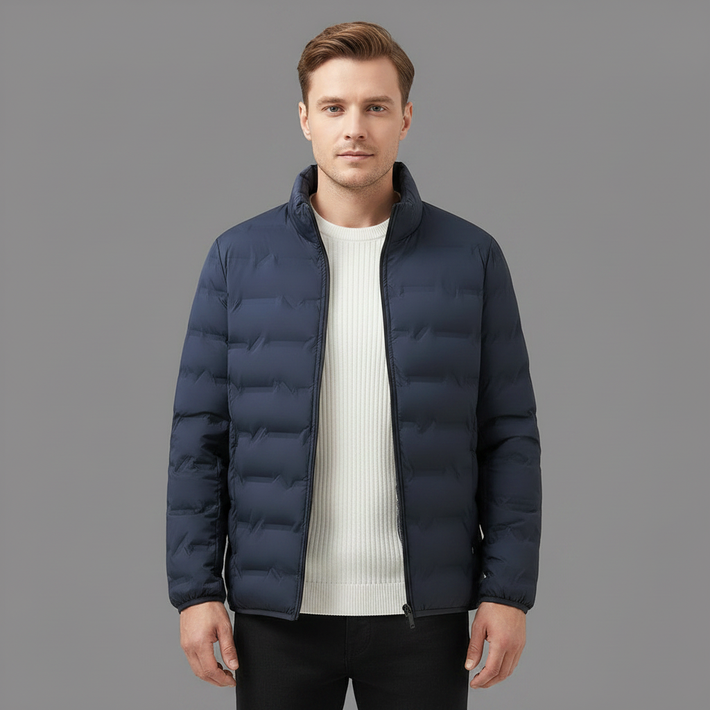 Jaqueta Masculina Leve Acolchoada | Design Slim e Resistente